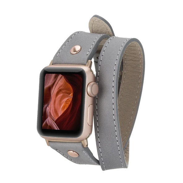 Apple Watch Uyumlu Deri Kordon 42-44-45mm Slim DT RGRST9 ürün görseli 1
