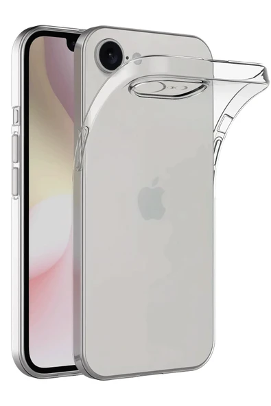 Zipax Apple iPhone 16E Kılıf Şeffaf İnce Silikon Kapak Azn-Lüx ürün görseli 1