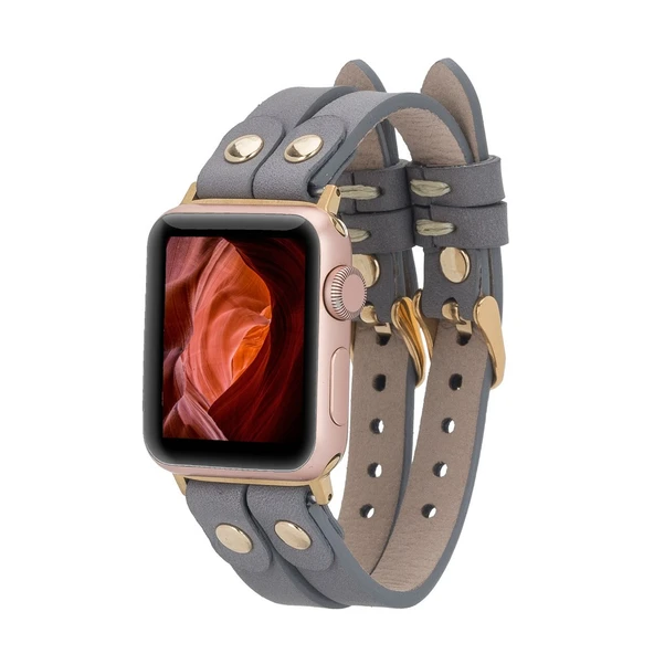 Apple Watch Uyumlu Deri Kordon Ely Double Tour GT RST9 ürün görseli 1
