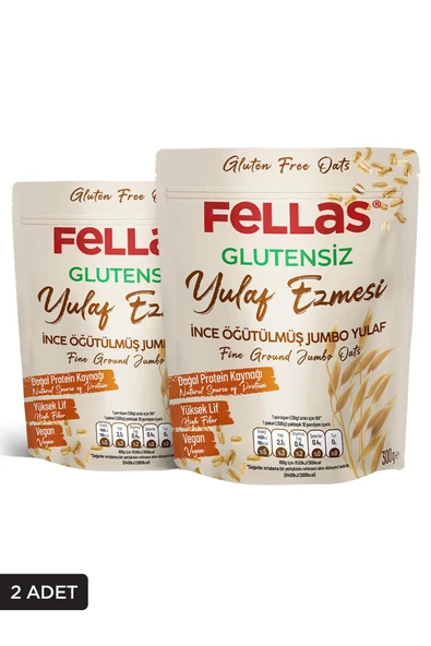 Fellas Glutensiz Yulaf Ezmesi (300 g) x 2 Adet ürün görseli 1