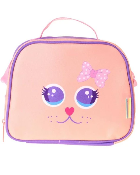 Kaukko Kids Beslenme Çantası Cute Face Cat L7142 ürün görseli 1