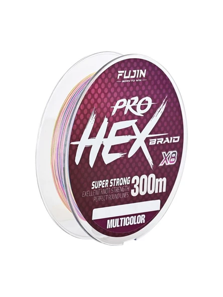 Fujin Pro Hex 8X 300Mt Multicolor İp Misina - Resim 5