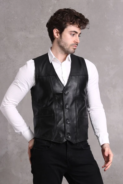 Toptan Yelek (SİYAH RENK) - Resim 2