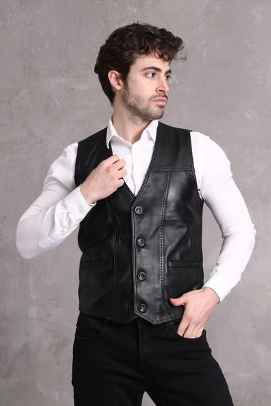 Toptan Yelek (SİYAH RENK) - Resim 3