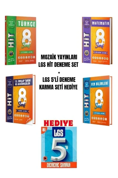 MOZAİK 8.SINIF HİT DENEME SET ürün görseli 1