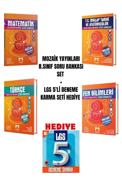 MOZAİK 8.SINIF SORU BANKASI SET ürün görseli 1