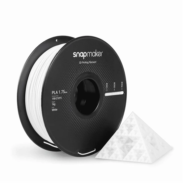 Snapmaker Pla Beyaz 3D Yazıcı Filamenti 1.75mm 1kg ürün görseli 1