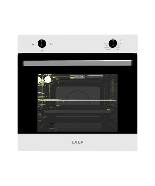 EXEP BASİC EĞİK BEYAZ ANKASTRE SET (ED401-EO330-EF200) - Resim 4