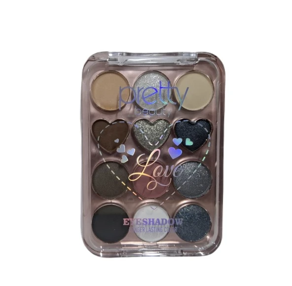 Pretty 12Li Far Eyeshadov Longer Lasting Color No 01 ürün görseli 1
