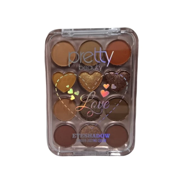 Pretty 12Li Far Eyeshadov Longer Lasting Color No 02 ürün görseli 1