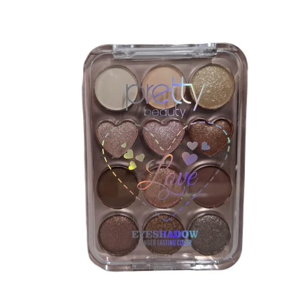 Pretty 12Li Far Eyeshadov Longer Lasting Color No 03 ürün görseli 1