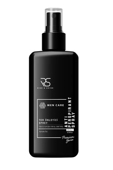 RİSE & SHİNE Erkek Serisi Ter Önleyici Sprey - 200 Ml ürün görseli 1