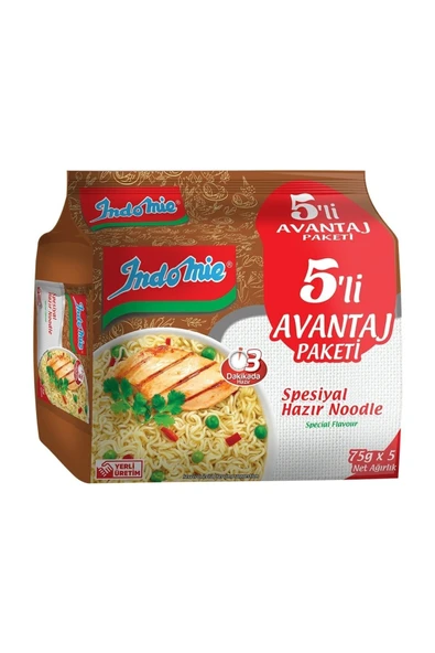 İndomie Hazır Noodle 75gr X5 Special ürün görseli 1