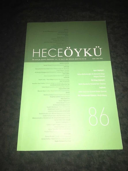 HECE ÖYKÜ Nisan Mayıs 2018 Sayı 86 BAŞKA DÜNYALARIN ÖYKÜLERİ (Sahafiye Kitap) ürün görseli 1