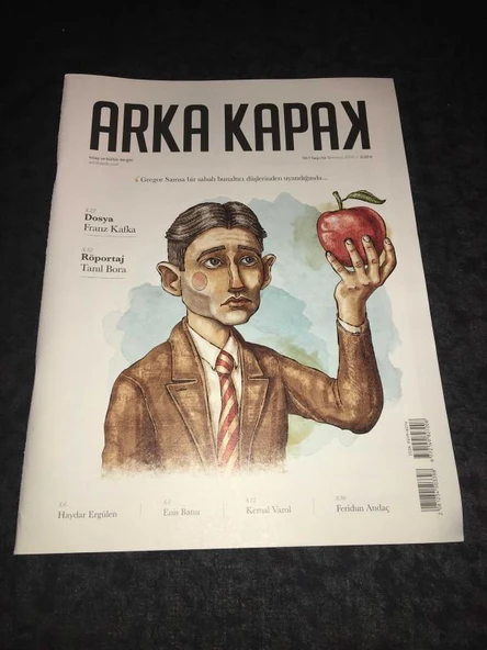 ARKA KAPAK Kitap ve Kültür Dergisi Temmuz 2016 Sayı 10 Dosya FRANZ KAFKA (Sahafiye Kitap) ürün görseli 1