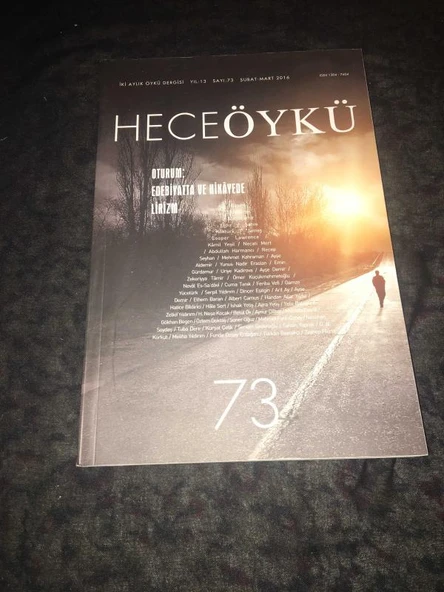 HECE ÖYKÜ Şubat Mart 2016 Sayı 73 Oturum EDEBİYATTA VE HİKAYEDE LİRİZM (Sahafiye Kitap) ürün görseli 1