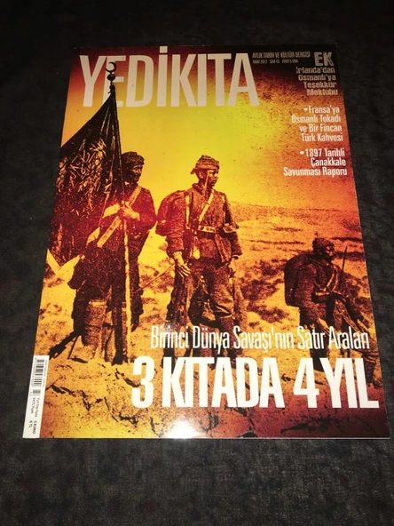 YEDİ KITA Dergisi Mart 2012 Sayı 43 Birinci Dünya Savaşı'nın Satır Araları 3 KITADA 4 YIL (Sahafiye Kitap) ürün görseli 1