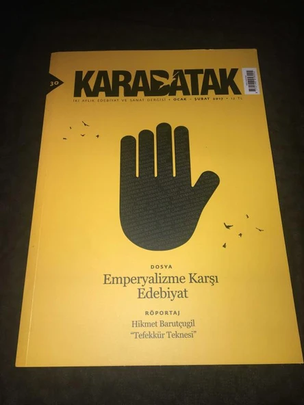 KARABATAK Dergisi Ocak Şubat 2017 Sayı 30 Dosya EMPERYALİZME KARŞI EDEBİYAT (Sahafiye Kitap) ürün görseli 1