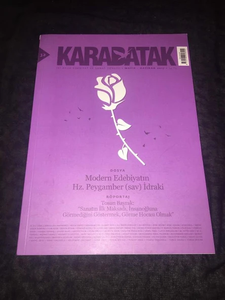 KARABATAK Dergisi Mayıs Haziran 2017 Sayı 32 Dosya MODERN EDEBİYATIN HZ. PEYGAMBER İDRAKİ (Sahafiye Kitap) ürün görseli 1