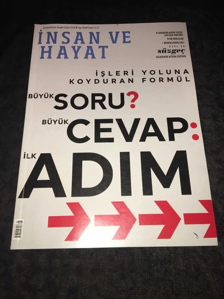 İNSAN VE HAYAT Dergisi Şubat 2018 Sayı 96 SARAYIN KAYIP SÜSÜ Sultan Tavuğu (Sahafiye Kitap) ürün görseli 1
