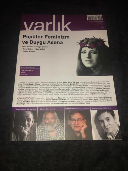 VARLIK Dergisi Haziran 2016 Sayı 1305 POPÜLER FEMİNİZM ve DUYGU ASENA (Sahafiye Kitap) ürün görseli 1