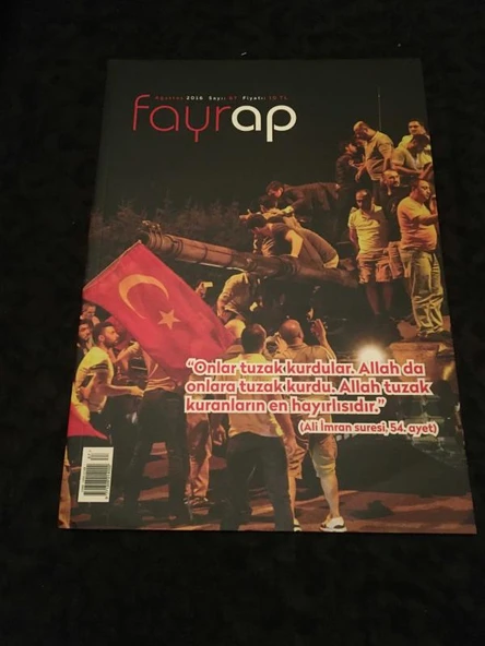 FAYRAP Ağustos 2016 Sayı 87 Uzun Bir Gece,Ali Akyurt (Sahafiye Kitap) ürün görseli 1