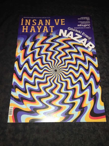 İNSAN VE HAYAT Dergisi Ekim 2017 Sayı 92 Gözdeki Enerji NAZAR (Sahafiye Kitap) ürün görseli 1