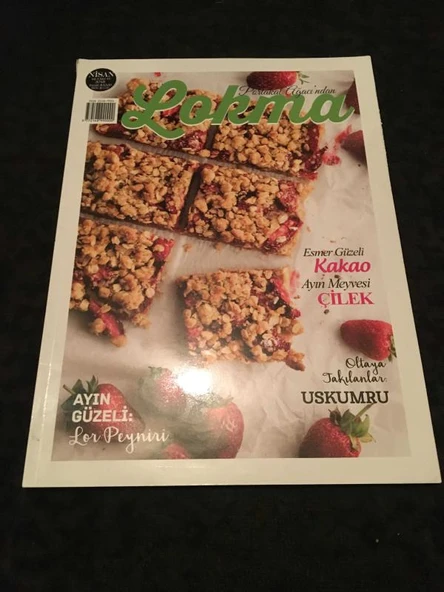 Portakal Ağacı'ndan LOKMA Dergisi Nisan 2018 Sayı 41 (Sahafiye Kitap) ürün görseli 1