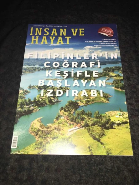 İNSAN VE HAYAT Dergisi Mayıs 2018 Sayı 99 FİLİPİNLER'İN COĞRAFİ KEŞİFLERLE BAŞLAYAN IZDIRABI (Sahafiye Kitap) ürün görseli 1