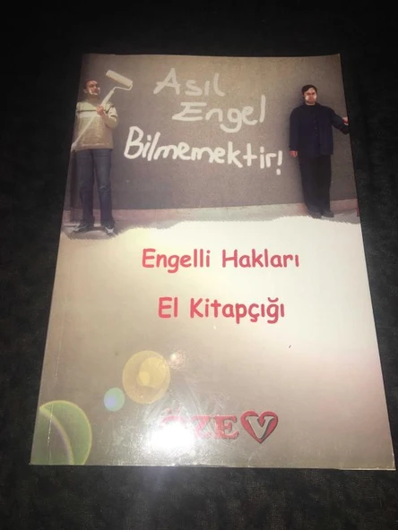 ENGELLİ HAKLARI EL KİTAPÇIĞI (Sahafiye Kitap) ürün görseli 1