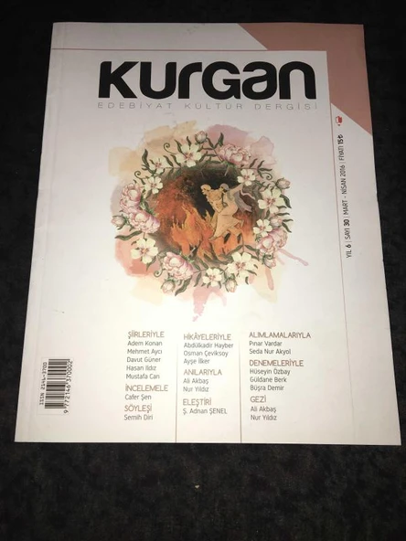 KURGAN Dergisi Mart Nisan 2016 Sayı 30 FİLM DÜNYASI - Ş.Adnan Şenel (Sahafiye Kitap) ürün görseli 1