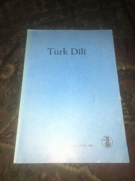 TÜRK DİLİ Eylül 1985 Sayı 405 Şinasi'nin Ölümü - Şevket Rado (Sahafiye Kitap) ürün görseli 1