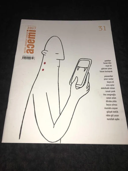 ACEMİ Edebiyat Dergisi Mart Nisan 2017 Sayı 31 (Sahafiye Kitap) ürün görseli 1