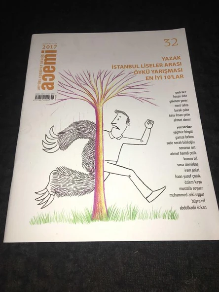 ACEMİ Edebiyat Dergisi Mayıs Haziran 2017 Sayı 32 (Sahafiye Kitap) ürün görseli 1