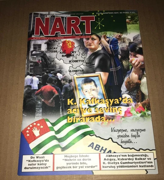 NART Eylül Ekim 2005 Sayı 45 K. Kafkasya'da acı ve sevinç birarada (Sahafiye Kitap) ürün görseli 1