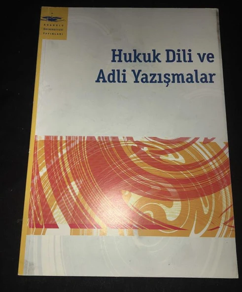 HUKUK DİLİ VE ADLİ YAZIŞMALAR (Sahafiye Kitap) ürün görseli 1