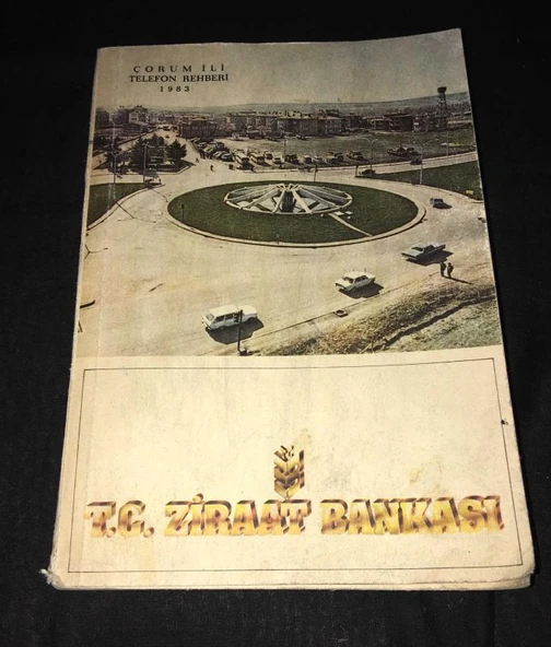 PTT ÇORUM İLİ TELEFON REHBERİ 1983 (Sahafiye Kitap) ürün görseli 1