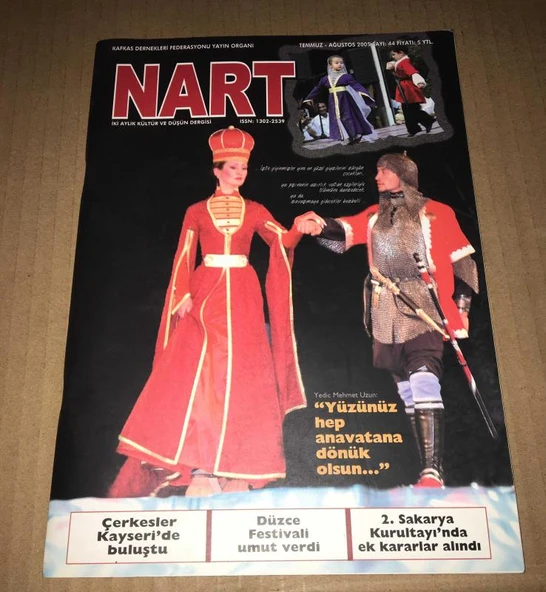 NART Temmuz Ağustos 2005 Sayı 44 Çerkesler Kayseri'de buluştu (Sahafiye Kitap) ürün görseli 1