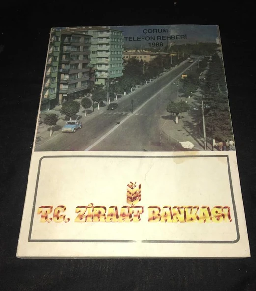ÇORUM TELEFON REHBERİ 1988 (Sahafiye Kitap) ürün görseli 1
