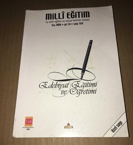 MİLLİ EĞİTİM Kış 2006 Yıl 34 Sayı 169 EDEBİYAT EĞİTİMİ VE ÖĞRETİMİ Özel Sayı (Sahafiye Kitap) ürün görseli 1