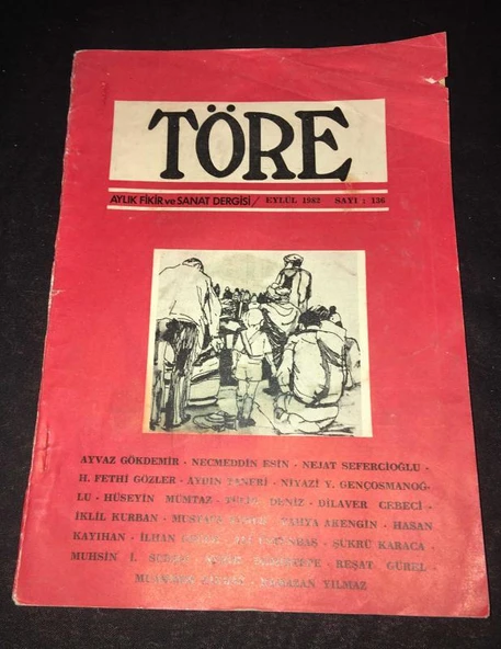 TÖRE Dergisi Eylül 1982 Sayı 136 Prof.Dr. Emin Bilgiç'le Mülakat-Tülin Deniz (Sahafiye Kitap) ürün görseli 1