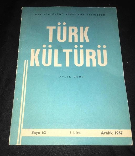 TÜRK KÜLTÜRÜ Dergisi Aralık 1967 Sayı 62 Rus İhtilali Tarihinde PROLETKULT - Abdülkadir İnan (Sahafiye Kitap) ürün görseli 1