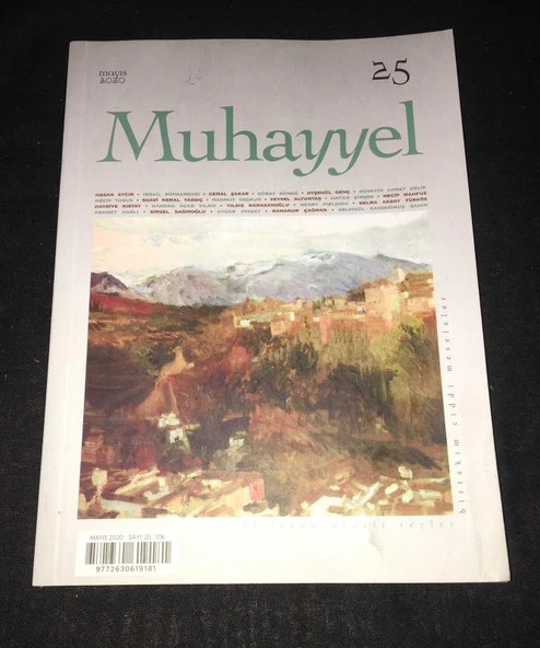 MUHAYYEL Dergisi Mayıs 2020 Sayı 25 Hasan Aycın ile Söyleşi-suavi kemal yazgıç (Sahafiye Kitap) ürün görseli 1