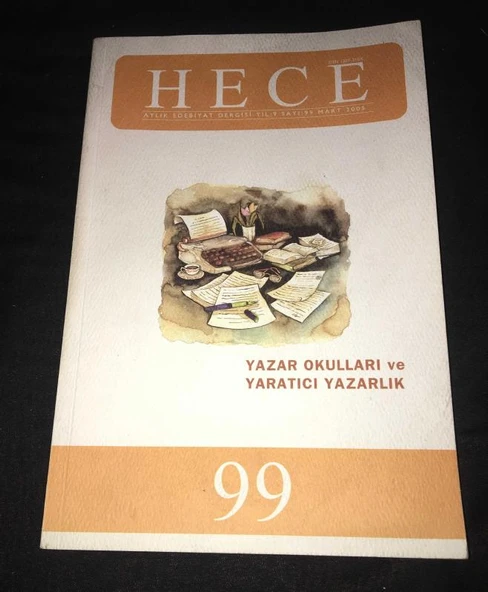 HECE Dergisi Mart 2005 Sayı 99 YAZAR OKULLARI VE YARATICI YAZARLIK (Sahafiye Kitap) ürün görseli 1