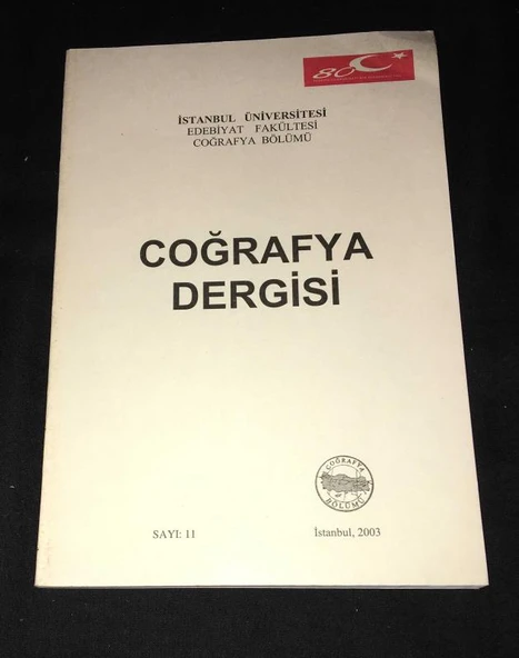 COĞRAFYA DERGİSİ 2003 Sayı 11 (Sahafiye Kitap) ürün görseli 1
