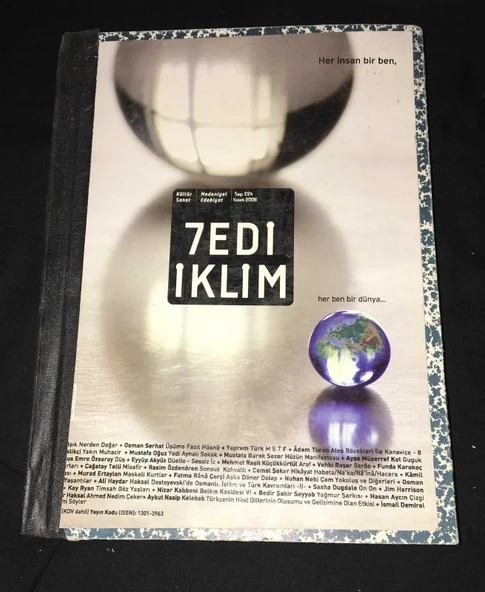 7EDİ İKLİM 2008-2009 Sayı 224-225-226-227-228-229 [Tek Ciltte] (Sahafiye Kitap) ürün görseli 1