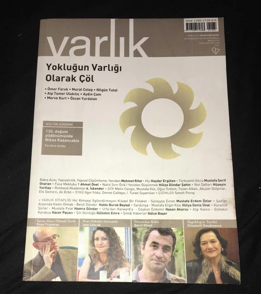 VARLIK Dergisi Mayıs 2013 Sayı 1268 YOKLUĞUN VARLIĞI OLARAK ÇÖL (Sahafiye Kitap) ürün görseli 1