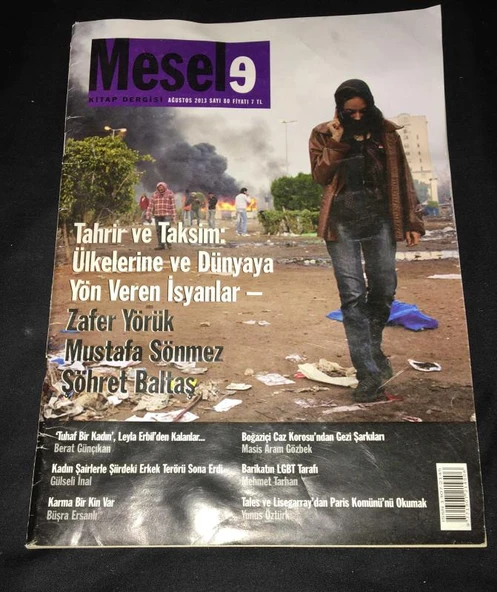 MESELE KİTAP DERGİSİ Ağustos 2013 Sayı 80 (Sahafiye Kitap) ürün görseli 1
