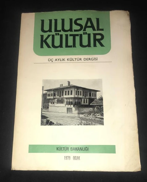 ULUSAL KÜLTÜR Dergisi Ocak 1979 Yıl 1,Sayı 3 (Sahafiye Kitap) ürün görseli 1