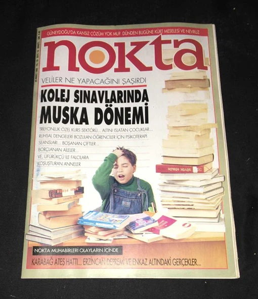 NOKTA Dergisi 29 Mart 1992 Sayı 13 Nokta Muhabirleri Olayların İçinde KARABAĞ ATEŞ HATTI (Sahafiye Kitap) ürün görseli 1